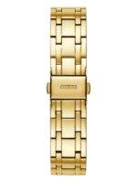 Product: GW0033L2 Dial Finish: Sunray Case Material: Stainless Steel Band Color: Gold Tone Buckle/Clasp: Pilot Buckle Case Color: Gold Tone Case Size: 36mm Dial Color: Champagne Watch Movement: Analog