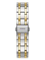 Product: GW0033L4 Dial Finish: Sunray Case Material: Stainless Steel Band Color: Silver Tone/Gold Tone Buckle/Clasp: Pilot Buckle Case Color: Silver Tone/Gold Tone Case Size: 36mm Dial Color: Silver Watch Movement: Analog